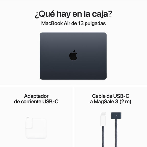 MacBook Air 15" Chip M3 16GB 512GB Medianoche