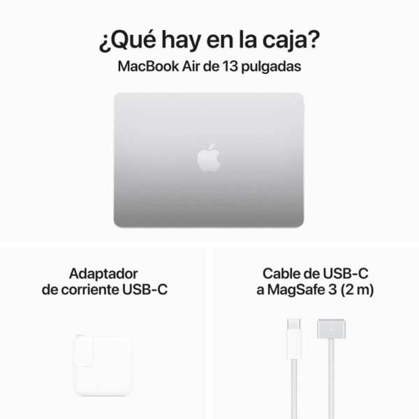 MacBook Air 13" Chip M3 8GB 256GB Plata