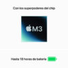 MacBook Air 15" Chip M3 16GB 512GB Gris espacial