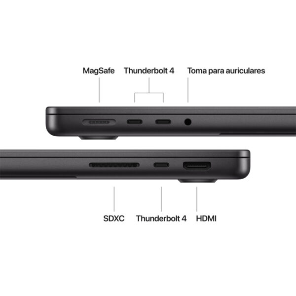 MacBook Pro 16" Chip M4 Pro 48GB 1TB Negro espacial