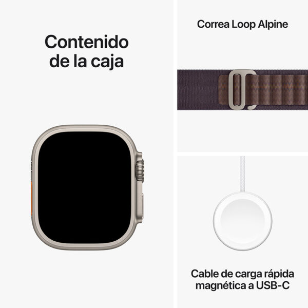 apple-watch-ultra-2-color-naranja-indigo_1 Apple Watch Ultra 2 49 mm Titanio Alpine Loop Índigo (Medium)
