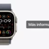 Apple Watch Ultra 2 49 mm Titanio Trail Loop Verde/Gris (S/M)
