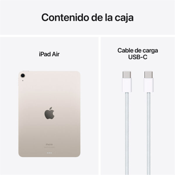 iPad Air 11" Chip M2 256GB Blanco estrella