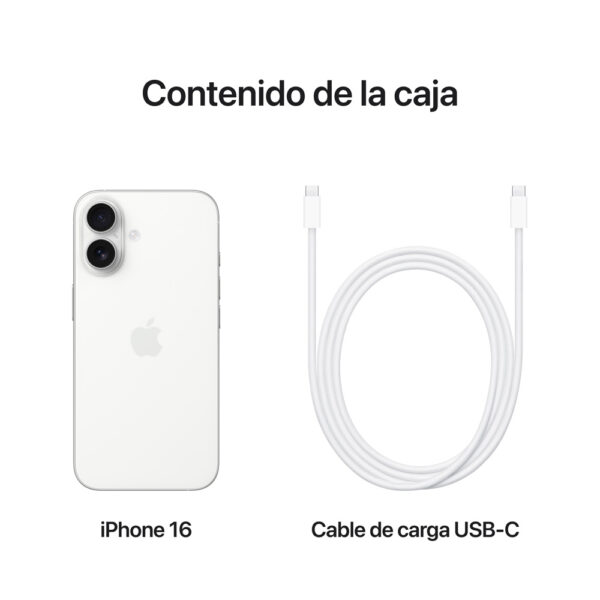 iPhone 16 256GB Blanco