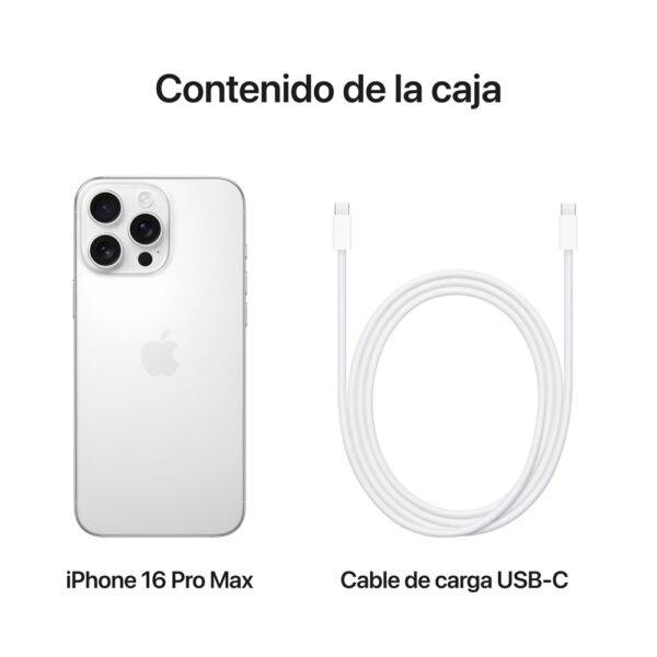 iPhone 16 Pro Max 256GB Titanio Blanco