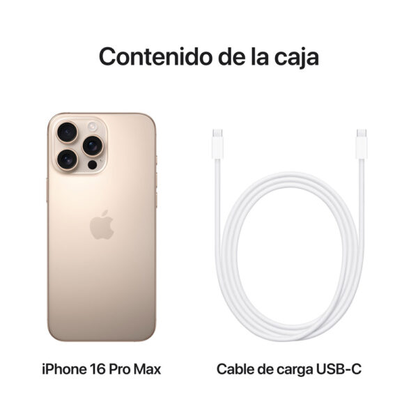iPhone 16 Pro Max 256GB Titanio Desierto