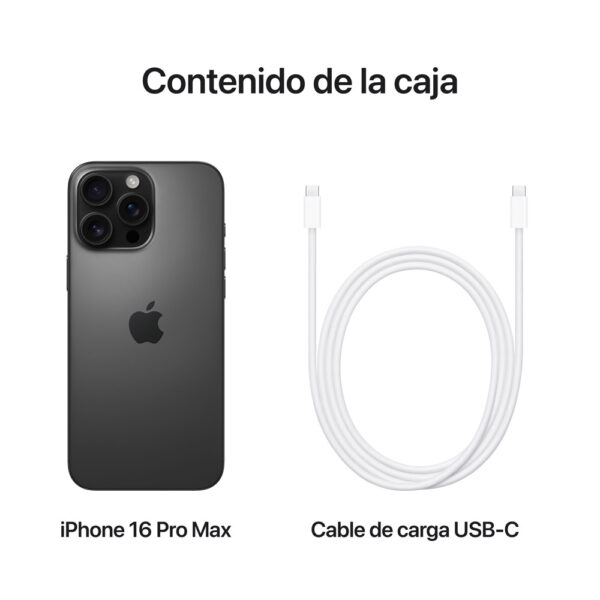 iPhone 16 Pro 512GB Titanio Negro
