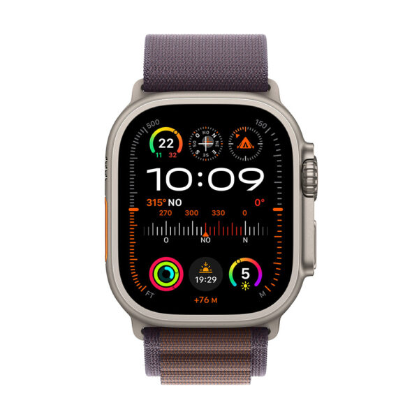nuevo-apple-watch-ultra-2-color-naranja-en-indigo_1 Apple Watch Ultra 2 49 mm Titanio Alpine Loop Índigo (Medium)