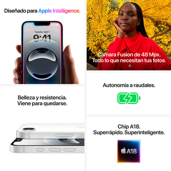 iPhone 16e 128GB Negro