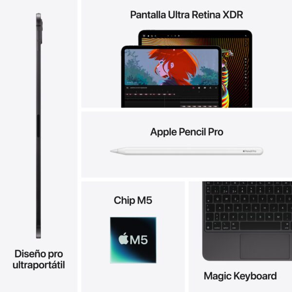 iPad Pro 13" Chip M5 1TB Plata