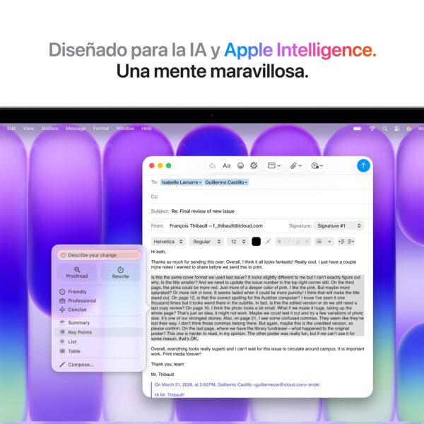 MacBook Neo 256GB Magic Keyboard Índigo