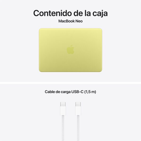 MacBook Neo 512GB Magic Keyboard con Touch ID Cítrico MacBook Neo 256GB Magic Keyboard Cítrico