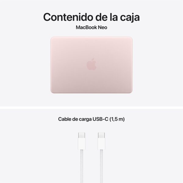 MacBook Neo 512GB Magic Keyboard con Touch ID Rosa nube MacBook Neo 512GB Magic Keyboard con Touch ID Rosa nube