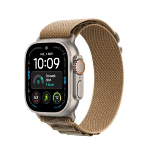 Apple Watch Ultra 4 Titanio Natural Alpine Loop Desierto (L)