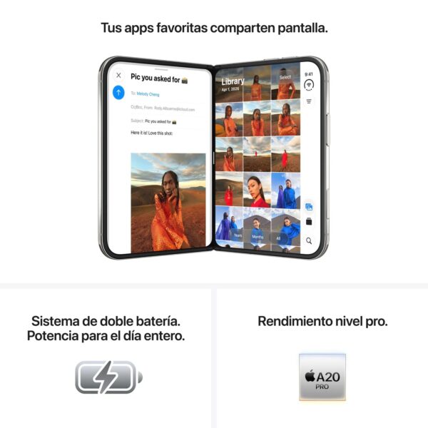 iPhone Duo 2TB Blanco estelar