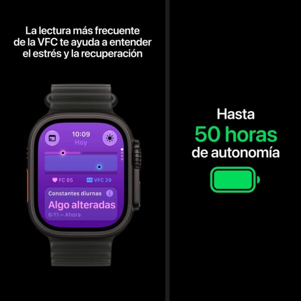 Apple Watch Ultra 4 Titanio Natural Trail Loop Arena (S/M)