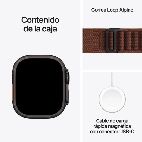 Apple Watch Ultra 4 Titanio Natural Trail Loop Arena (S/M)